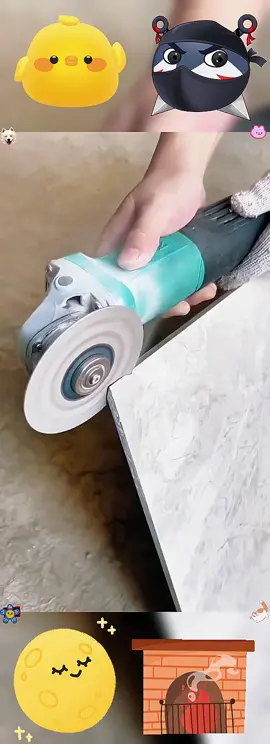 #tile chamfer #Angle grinder chamfer #tile laying #slab cutting #chamfer 