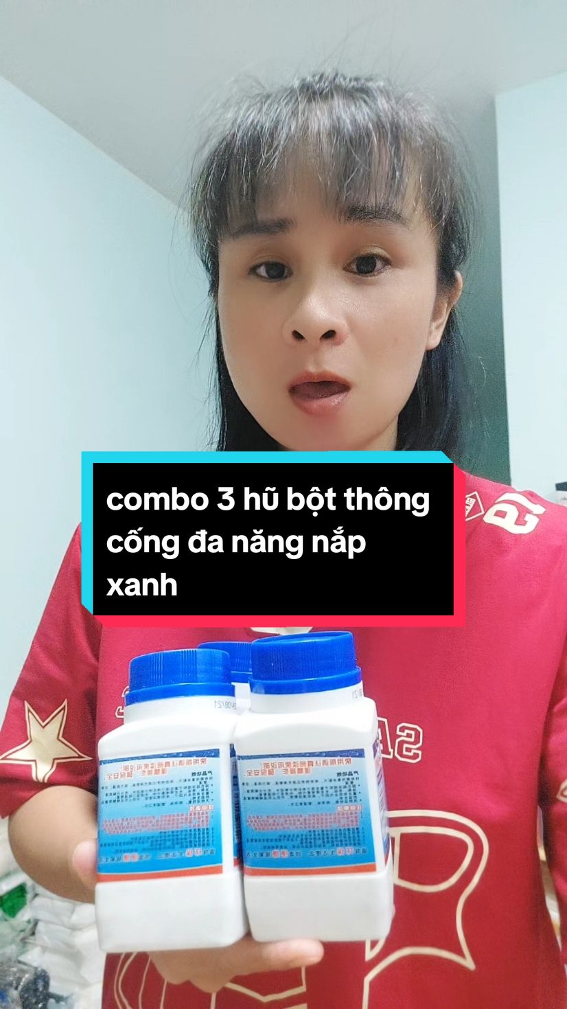 combo 3 hũ bột thông cống đa năng nắp xanh #botthongcong #botthongcongcucmanh #hongle19872009  #giadung #giadungtienich #xuhuong #xuhuongtiktok 