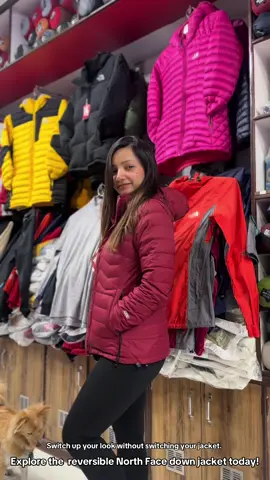 Switch up your look without switching your jacket. Explore the reversible North Face down jacket today! #ReversibleWear #NorthFace #StylishWarmth #WinterGear #TrekkingEssentials #NepalVibes  #fewatrekkingshop #downjacket #ladiesdownjacket #reversiblejacket  #delivery #worldwide #trekkers #trekking #trekkinginnepal 