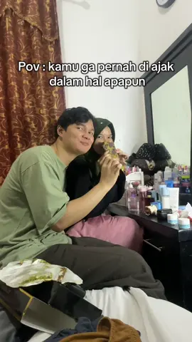 Sedih juga ga di ajak 