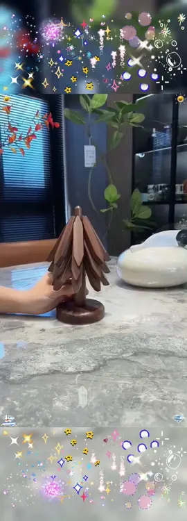 🎄✨ Add a festive touch to your table this holiday season with our Wooden Christmas Tree Coasters! 🌟 Perfect for protecting your table from hot pots and cups while bringing in the holiday cheer. These beautiful, eco-friendly coasters are designed to look like a charming Christmas tree, making them the perfect holiday gift or table decoration! 🎁🍽#ChristmasCoasters #HolidayDecor #WoodenCoasters #ChristmasTable #FestiveHome #EcoFriendlyLiving #TableProtection #HolidaySeason #GiftIdeas #tiktokshop 