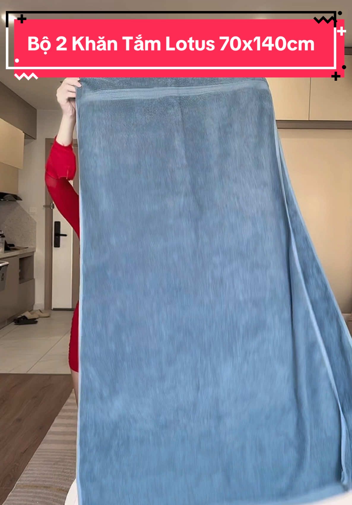 Bộ 2 Khăn Tắm Lotus 70x140cm