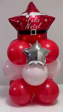 Balão Personalizado Feliz Natal #natal #balaopersonalizado #decoracaodenatal #natalemcasa #merrychristmas #feliznatal 