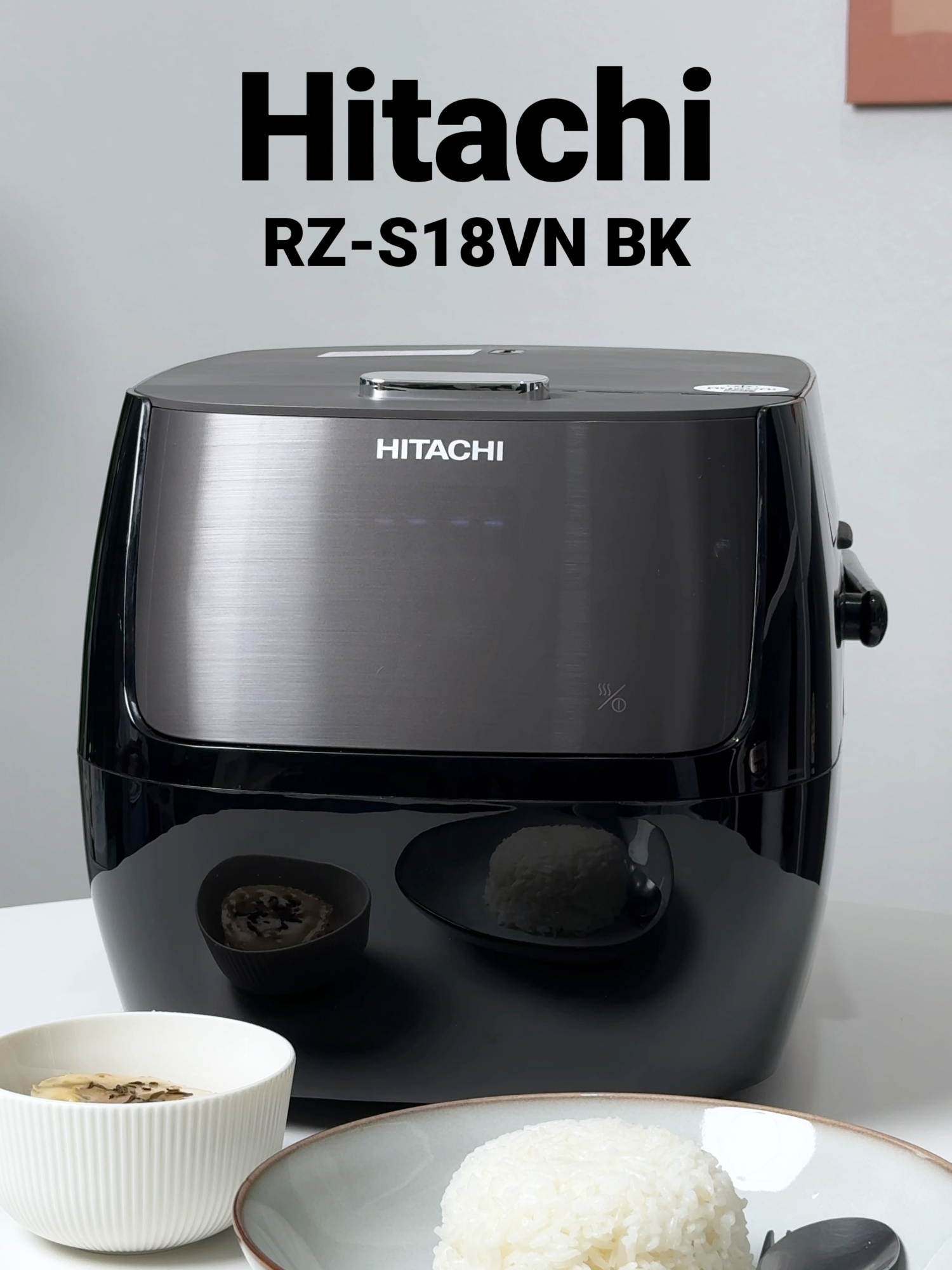 พร้อมทานในทุกมื้อด้วยหม้อหุงข้าว HITACHI รุ่น RZ-S18VN BK #Hitachi #ฮิตาชิ #คุณภาพญี่ปุ่น #หม้อหุงข้าวไฟฟ้า #ricecooker #Hitachiricecooker #HitachiThailand #RZ-S18VNBK #HitachiHomeAppliances