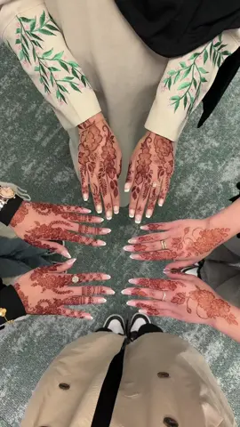 when the trio gets their henna done🥰 #hennaartist #trios #friendship #fyp #hennainspo #girliethings 