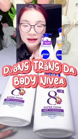 Dưỡng trắng da an toàn hiệu quả🥰#nivea #duongtrangda #skincare #tiktokviral #xuhuong #gocnhohazy 