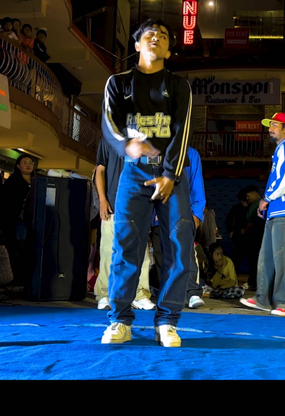 Freestyle Hiphop dance at lakeside Pokhara during bhailo in Tihar #fyp #foryou #dance #freestyledance #hiphopdance #nepalidance #poppingdance #pokhara #bhailo  