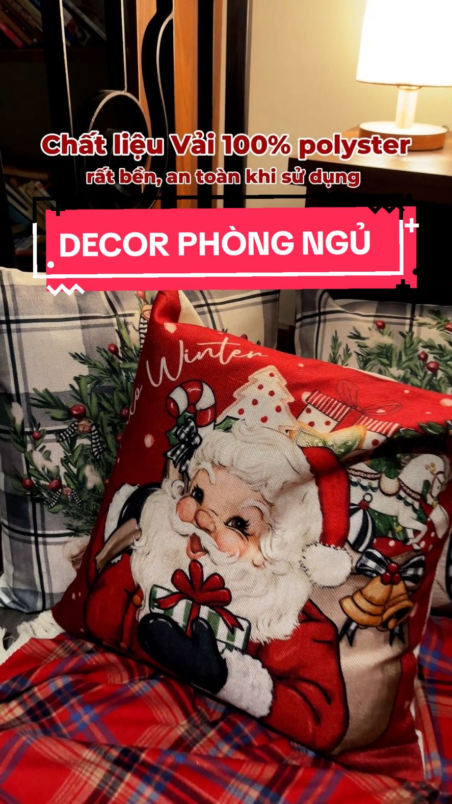 Decor phòng ngủ Noel #xmastree #fyp #decornoel #christmasdecor #giangsinh 