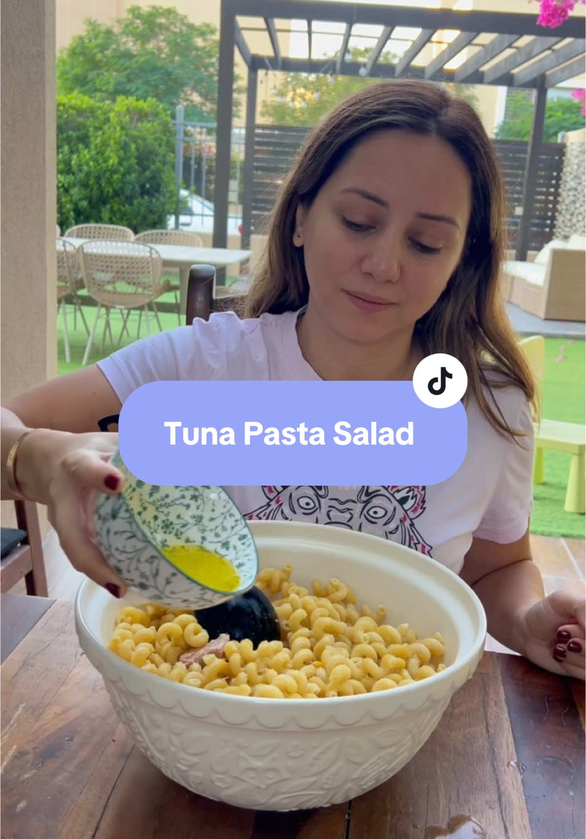 سلطتي المفضلة للانش بوكس وايام الشغل #pastasalad #pasta#recipes #tiktokcookbook 