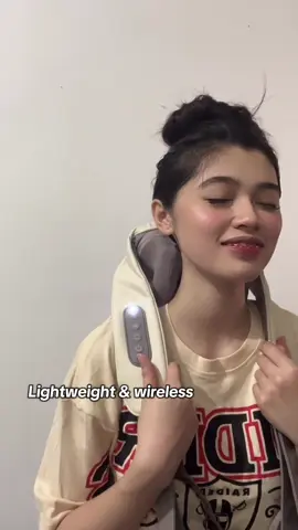 Sobrang legit nakakarelax tong Kneading neck massager from bomidi. 🫶🏻🫶🏻  #neckmassager #massager #electricmassager #wirelessmassager #bomidi #bomidimassager #shouldermassager