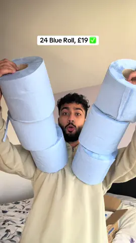 24 Blue Roll for £19, get yours now from the Yellow Basket 🤞🏼 #blueroll #tissueroll #kitchensupplies #tiktokmademebuyit #blackfridaysale #blackfriday #christmassale #flashsale 