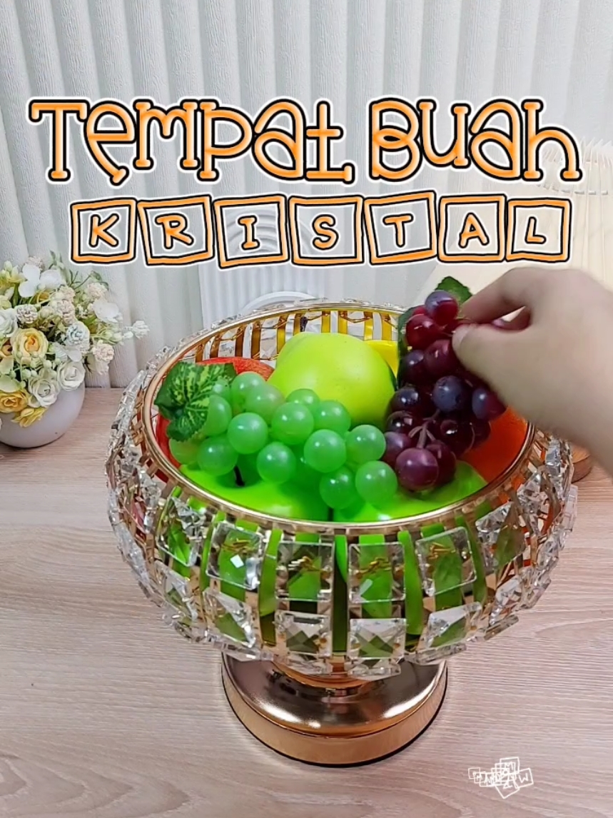 Tempat buah Kristal #tempatbuah #wadahkristal #jagoanvideotrending #kristal 