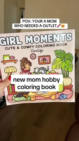 I am SO excited to start coloring #coloringbook #coloring #coloringpages #momhobby #colorwithme #adultcoloringbook 