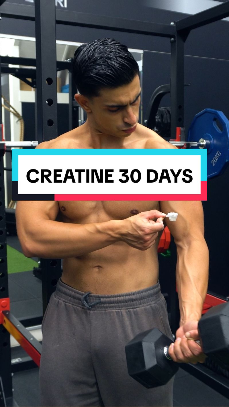 ⚡Taking Creatine For 30 Days | What Happens To Your Body? #creatine #creatinemonohydrate #fitnesstips #nutritionscience #nutrition #GymTok #foryou