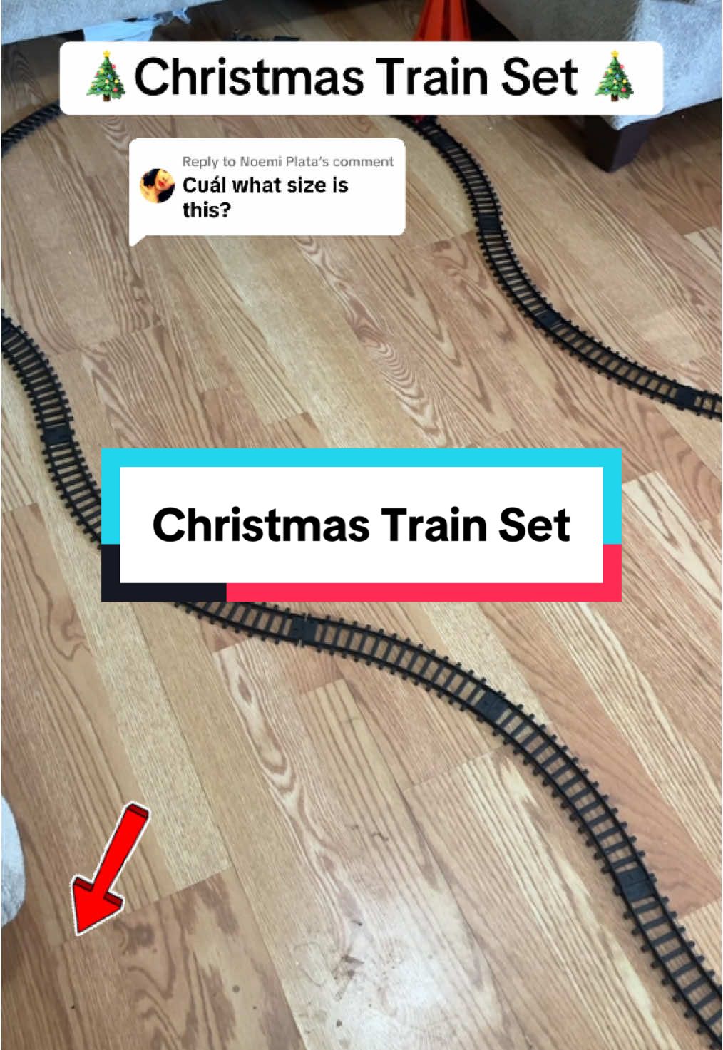 Replying to @Noemi Plata this Christmas train is so cute. Your kids are going to love it. My kids play with it all the time and are very excited about Christmas coming up. ##TikTokShopBlackFriday##tiktokshopcybermonday##TikTokShopHolidayHaul##kidstoys##kidtoy##christmasgiftideas##christmasgifts##christmastrain##christmastrainset##train