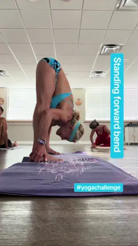 Doing standing forward bend before yoga class to stretch out my hamstrings and my lower back. It is a 360° body stretch. #HealthyLiving #FitnessTips #MindBodyBalance #YogaChallenge #BalanceAndStrength #YogaFlow #tiktokover50 #enjoylifeandbehappy #YogaInspiration #mindbodyconnection #FlexibilityGoals #creatorsearchinsights #standingforwardbend 