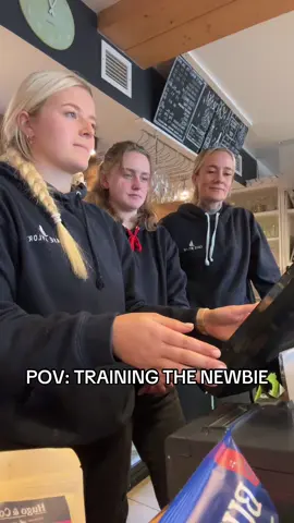 Learning to use the till like a pro! Step 1: Remember that 'no sale' button is not the same as 'no stress' button! 😂💸 #foryou #trending #hospitality #training #funny 