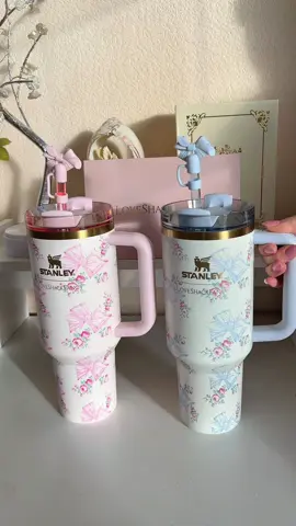 Which color is your favorite? 🎀❄️ @LoveShackFancy x @Stanley 1913  #loveshackfancy #StanleyCup #loveshackfancystanley #coquetteaesthetic #coquettecore #stanleytumbler #loveshackfancyxstanley 