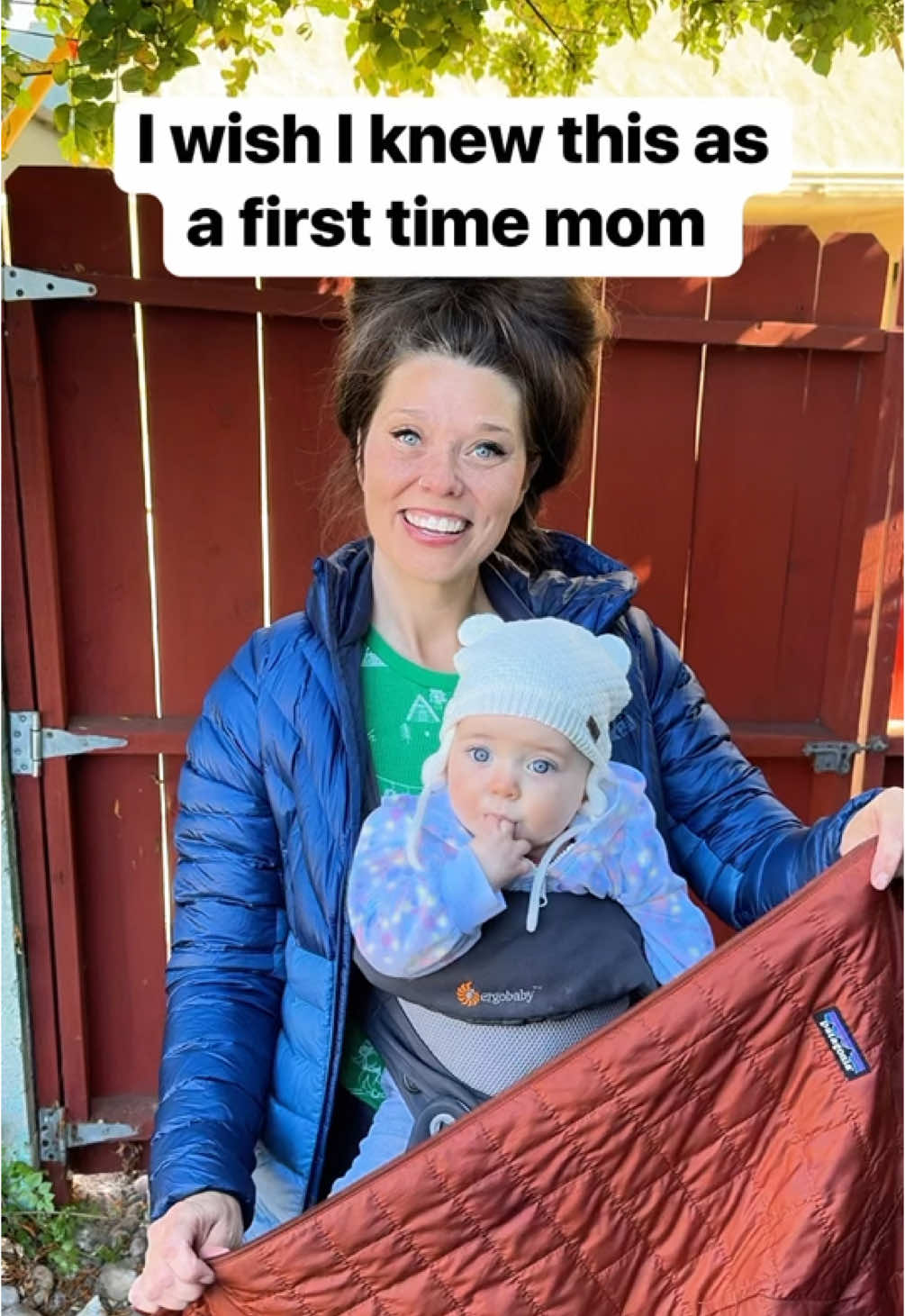 Baby wearing tips I wish I knew sooner #baby #mom #coat #wintertime 