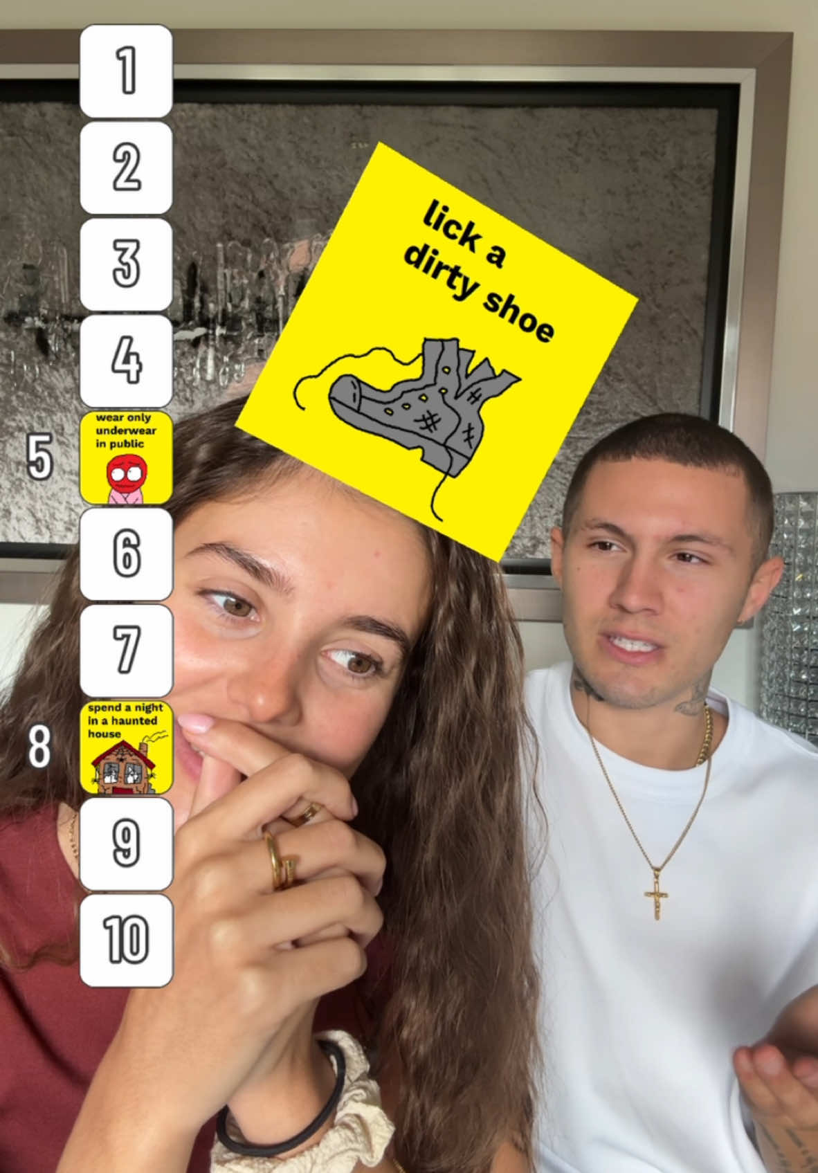 Shaving our heads is a madness! What would your worst be for £100? - IG ethanaveiro / __natalietaylor #foryoupage #viral #trending #Relationship #fyp 