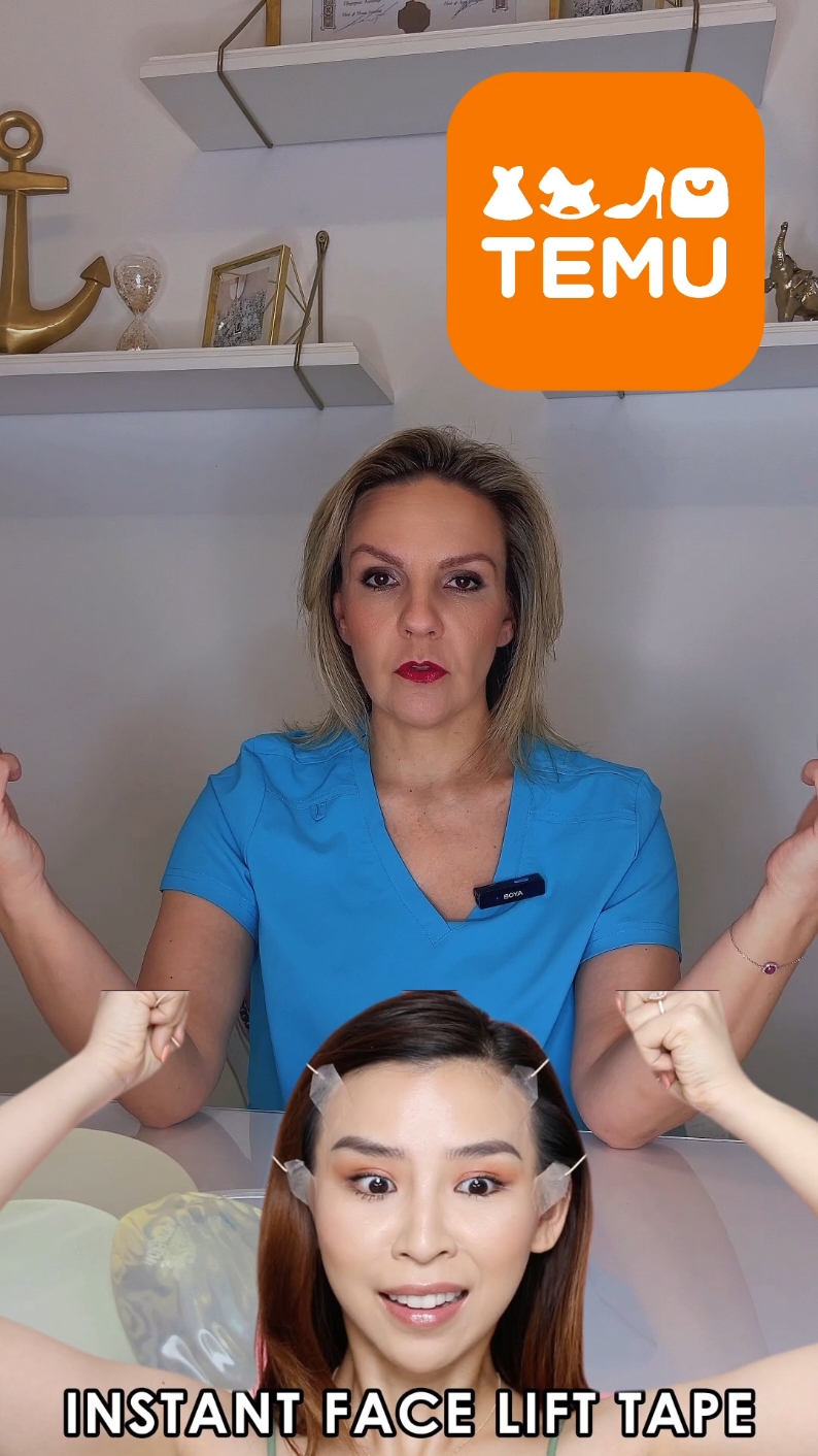 TEMU ima sve, mogu li trakice zameniti temporalni lifting? #dranicajevremovic #temporalnilifting 