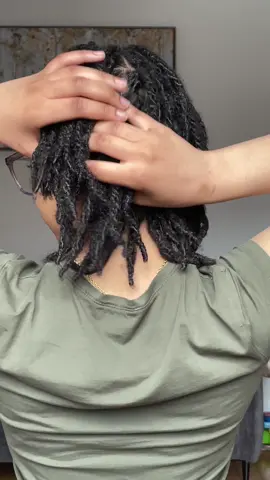 Wondering if i can call myself a real rasta now 🤭 #locjourney #blackgirltiktok #rasta #locs 