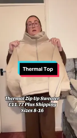 Thermal sweater sizes 8-16 in various colours #TikTokMadeMeBuyIt  #Spotlight  #BlackFridaySale  #Christmas  #BF24  #thermalclothing 
