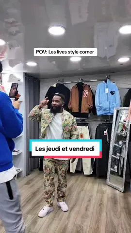 Faites du shopping chez nous en ligne sur nos lives  #pourtoi #paris #france #tiktoklive #vetement  #styletips #magasin #outfit #fashion #streetwear #stylecorner #viralvideos 
