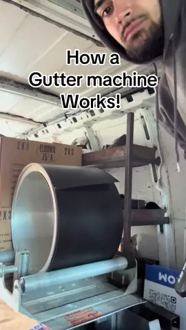How a gutter machine works! #gutters #jmgutters #howitsdone #tipsandtricks #supportsmallbusiness #homeimprovements #gutterinstallation #howitsmade 
