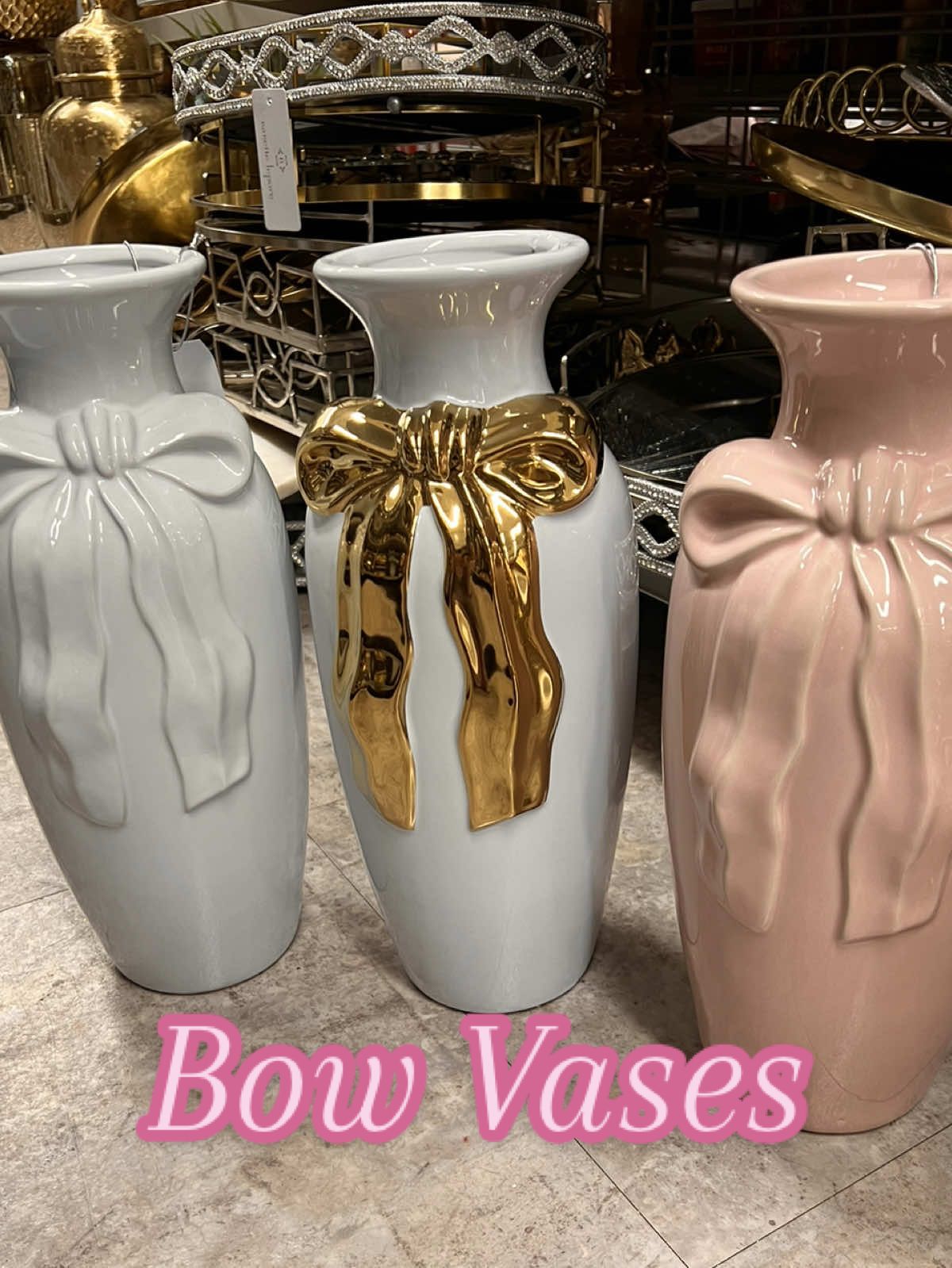 @lifewithjenn thanks for posting this find!!! @Burlington went to hunt for the cutest bow vases bc i saw jenns video!! Only 14.99 #burlington #burlingtonfinds #burlingtondeals #shopping #shoppinghaul #fyp #bows  #coquettecore #pinkaesthetic #bow #coquetteaesthetic #girlythings #bowlovertiktok #girly  #trending #homedecor  #comeshopwithme