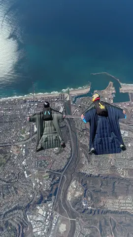 Human flight above the ocean