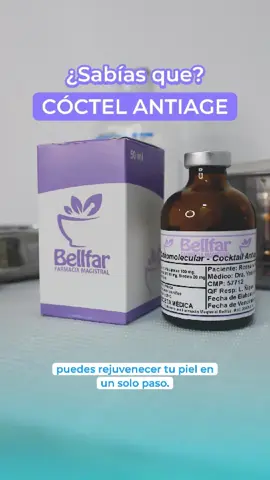 ¿Sabías que los beneficios del Cóctel Antiage van más allá de rejuvenecer tu piel? ✨ Este tratamiento combina potentes antioxidantes, vitaminas y nutrientes para: 🌟 Reducir arrugas y líneas de expresión. 🌟 Aumentar la elasticidad y firmeza de tu piel. 🌟 Hidratar profundamente y darle luminosidad. 🌟 Proteger contra los daños del envejecimiento prematuro. ¡Dale a tu rostro el cuidado que merece! 💖 Consulta por tu sesión y redescubre tu mejor versión. 💆‍♀️💎 📲Informes y agendar cita: +51 946 042 875 ➡ Escríbenos al WhatsApp: 👉 wa.link/4k8qq3 *Valido para pago en efectivo 💸 *Valido para la primera sesión 🕙 Horario de atención: de lunes a sábados 🏨Visítanos en: Av. San Juan 729 - San Juan de Miraflores #belleza #promocionesydescuentos #centroestetico #vanitty #rejuvenecimiento #arrugas #sincirugia #bellezaysalud #cocktailantiage #bellfar #coctelantiedad #antiedad #vitaminac