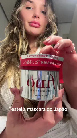 Testei a máscara do Japão 🇯🇵😍 #hair #japao #mascarafino #mascarajaponesa #dicasdebeleza 