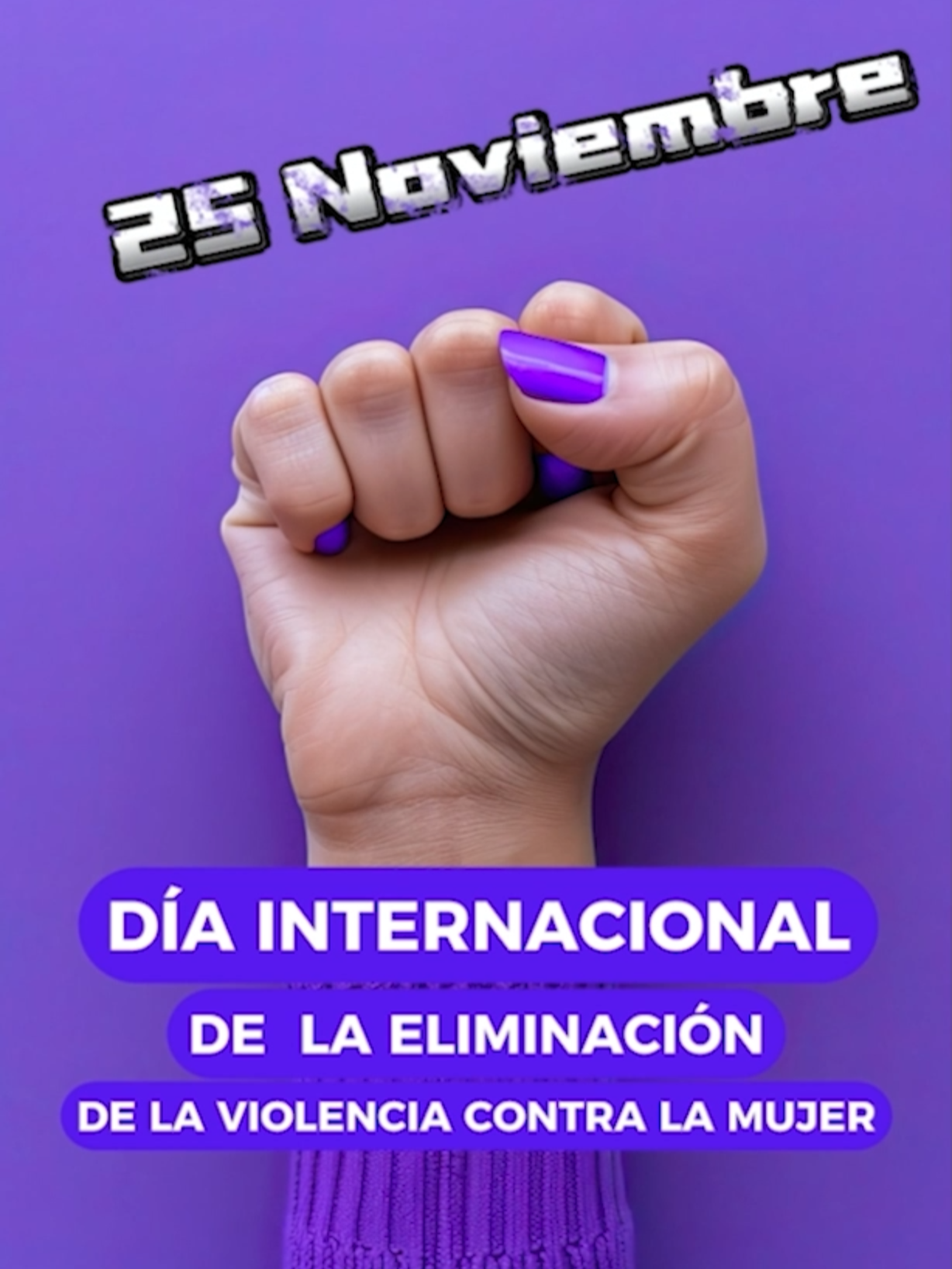 ¡Un grito de esperanza y lucha! 💪🏻 👉🏻 Únete a la Marcha por la Eliminación de la Violencia contra la Mujer.  👉🏻 Es hora de ser parte del cambio. Cada paso cuenta ¡No faltes! 💜 📆 25 de noviembre 🕜 10:00 am 📍 Exteriores del ECU 911 @shirmacortessanmiguel 🦋 #NiUnaMenos #VivasNosQueremos #Maecha #AlcaldiaEnAccion