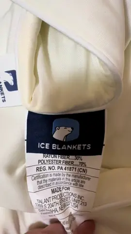#iceblanket #cold #hotsleeper #gift 