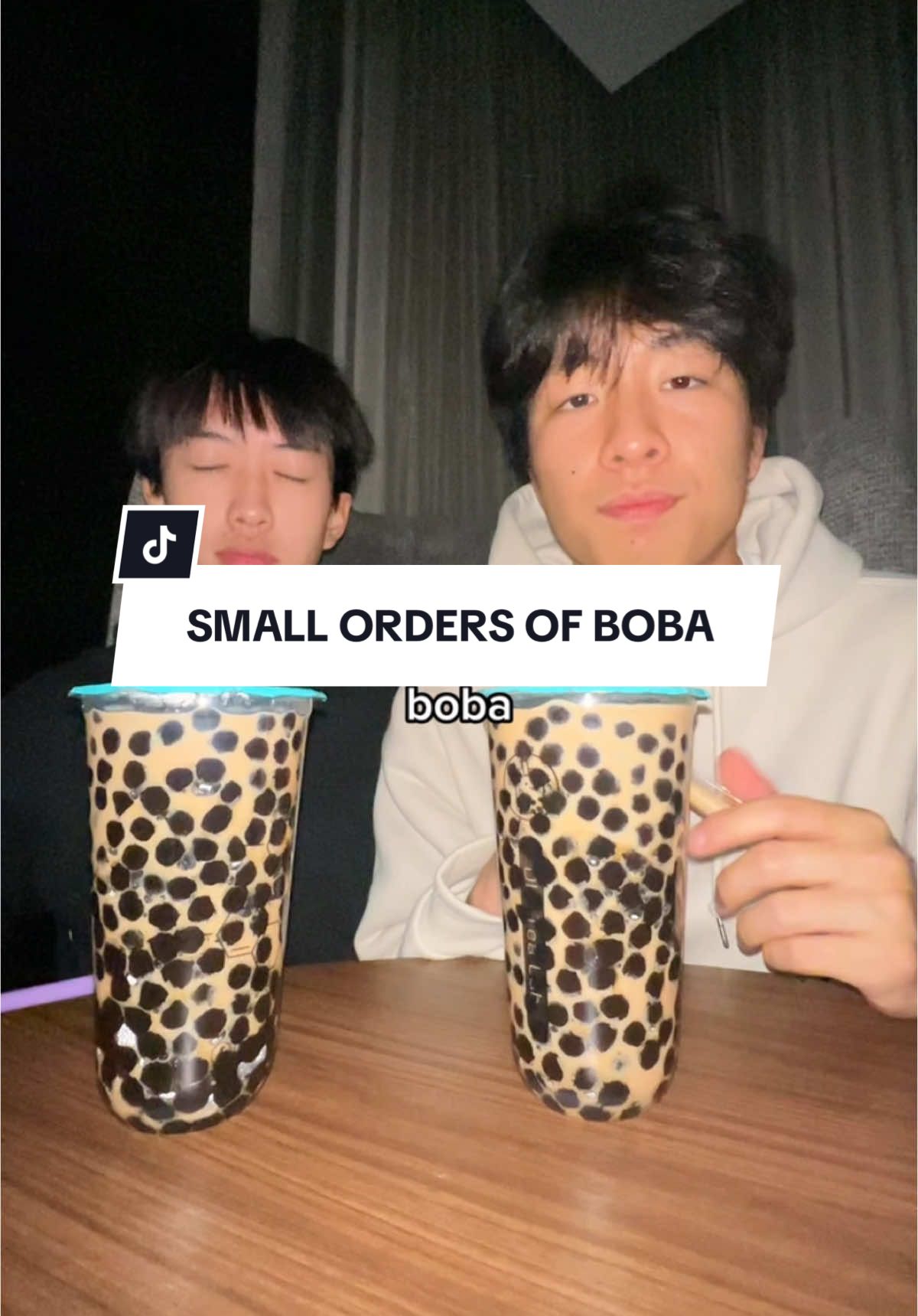 We actually went to go order some more boba after this bc we didnt feel satisifed with our daily bobas #fypシ #boba #bobatea #foryourpage 