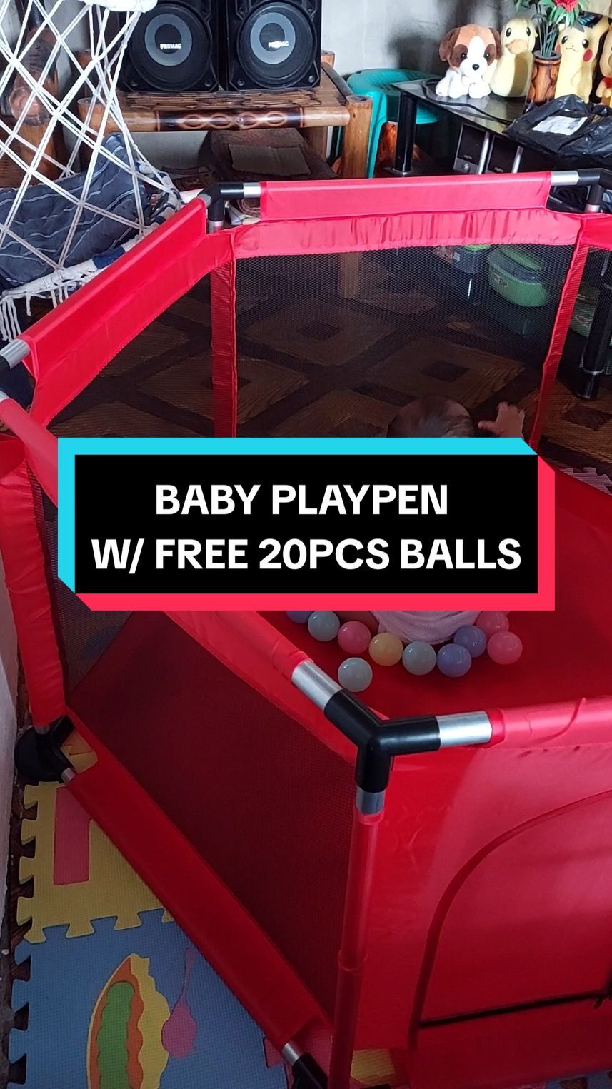 Mura at maganda ang quality🥰🥰#Babyplaypen #Babyplaypenwith20pcsfreeballs #Baby 