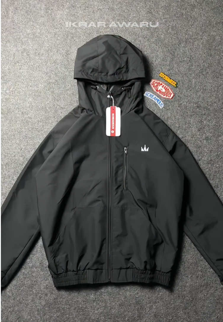 Rekomendasi Jacket Windbreaker Screamous #jacket #jaketparasut #fypシ゚ 
