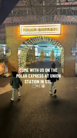 we had the most magically time! ✨🎄 @St. Louis Union Station  #polarexpress #polarexpressstl #thingstodoinstl #christmas #christmaspajamas #matchingpajamas #christmasactivities #christmascountdown #christmastok #holiday #fyp 
