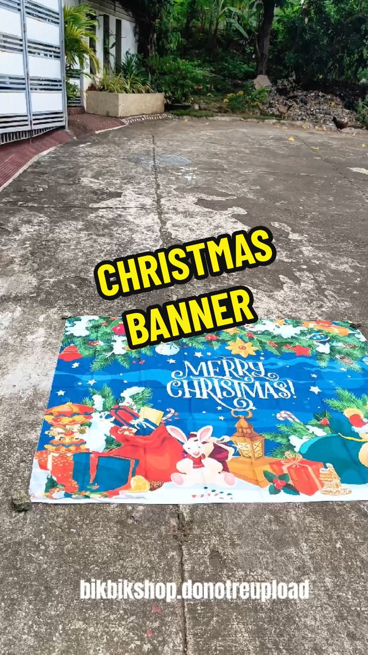 CHRISTMAS BANNER #christmasbanner #bannerforchristmas 