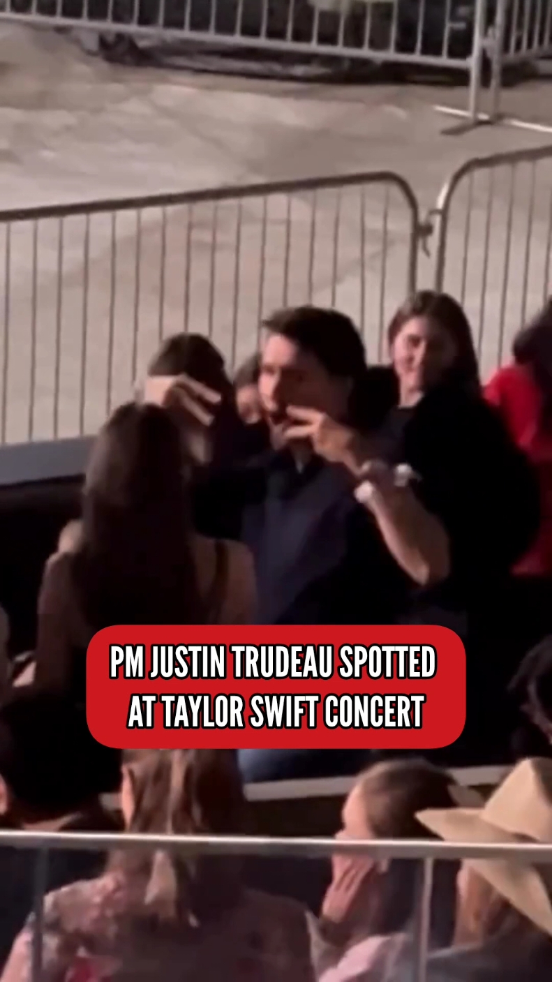 PM Justin Trudeau Spotted At The Taylor Swift Concert. 🎤🎶🏟🇨🇦 (