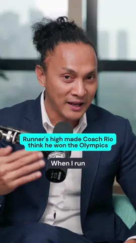 Runner’s high = Olympic dreams! 🏅🏃‍♂️ Coach Rio shares how that rush fuels his runs and pushes him to go the extra mile. 💥 #Running #runnershigh #run #runrio #coachrio 