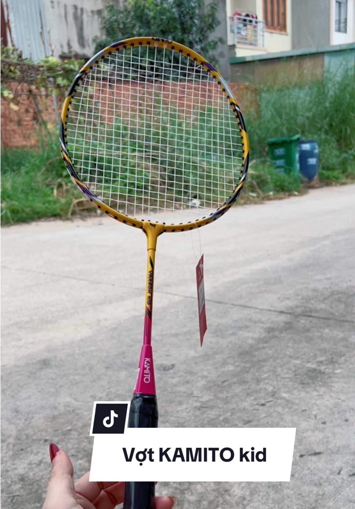 Vơt cau long Kamito kid #caulonghiare #CauLong #thethaongoaitroi #badminton #kamito 