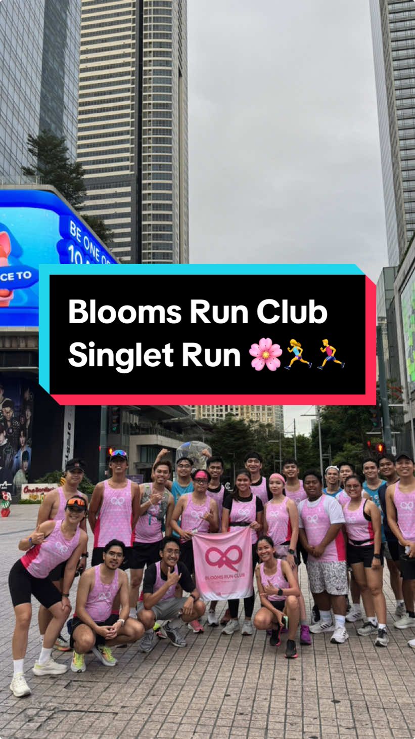 Blooms Run Club singlet run and first weekend run in BGC.  Another week, another 10km @BINI PH route with BRC.  Aside from the BRC singlet from Podium Designs, also wore the official Bini socks as recommended by @Bini Aiah Arceta 🧦🌸 Til the next 10km run! 🏃‍♀️🏃‍♂️ #bloomsrunclub #bloomsrunclub🌸 #bini #biniph #biniaiah #biniroute #binisocks #runph #runtokph #Running #runclub #runclubtiktok 
