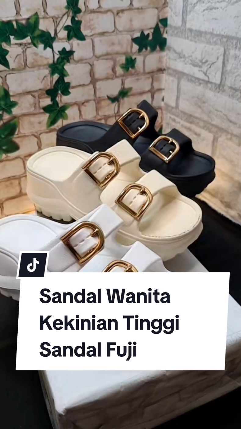 Sandal Wanita Kekinian Tinggi Sandal Fuji Wanita Wedges Korea Sandal Jelly Wanita #sandalwanita #sandalkekinian #sandalpremium 