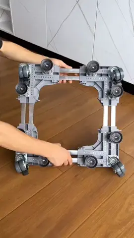 Roller washing machine base frame removable universal refrigerator shelf bracket shockproof foot mat # universal wheel # mobile shelf # time-saving and labor-saving put away#tiktok #hardwaretools #philippines #foryou #fyp 