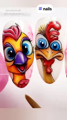 Bright parrot on nails, simple drawing scheme🦜 #naildesigns #nailart #painting #drawings #parrot #gelpolish #nailarttutorial  #рисункинаногтях #дизайнногтей #ногтидизайн #гельлак #попугай #рисование 