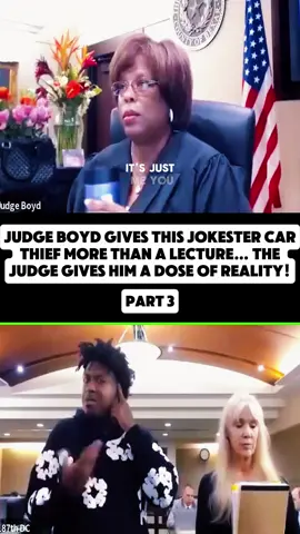 Judge Boyd Gives This Jokester Car Thief More Than a Lecture… The Judge Gives Him a Dose of Reality! #court #courtroom #judge #law #viralvideo #fyp #trending #usa🇺🇸 #prison #arrest #criminal 
