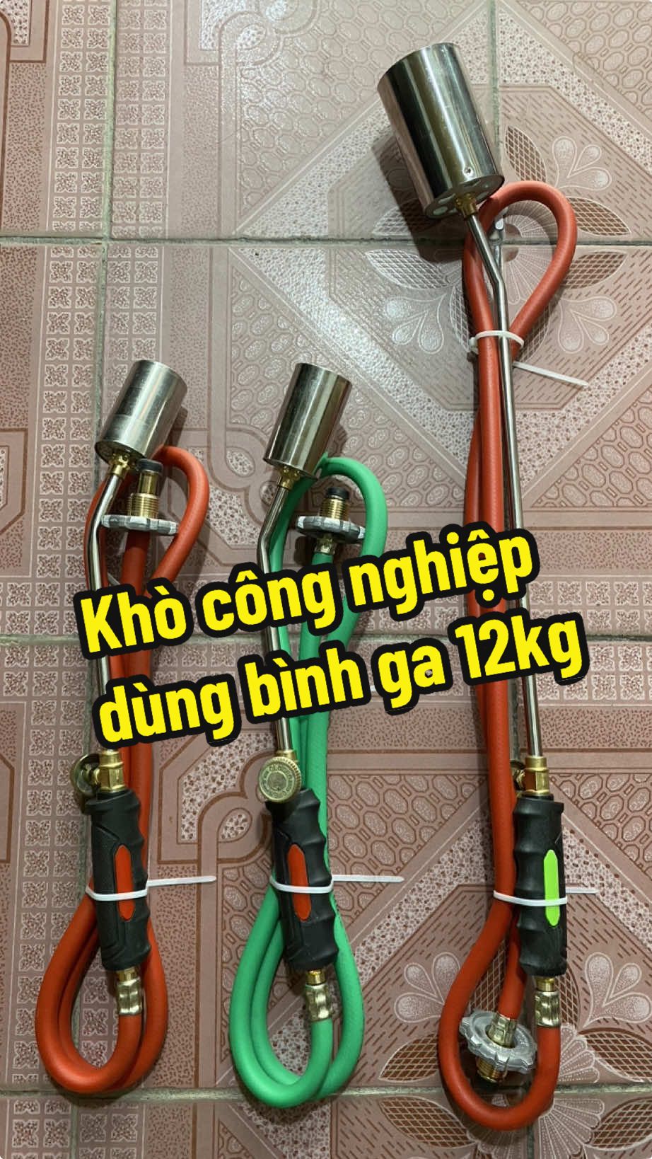 Khò to dùng bình 12kg #khogacongnghiep #khotrau #khogasmini #xuhuong 