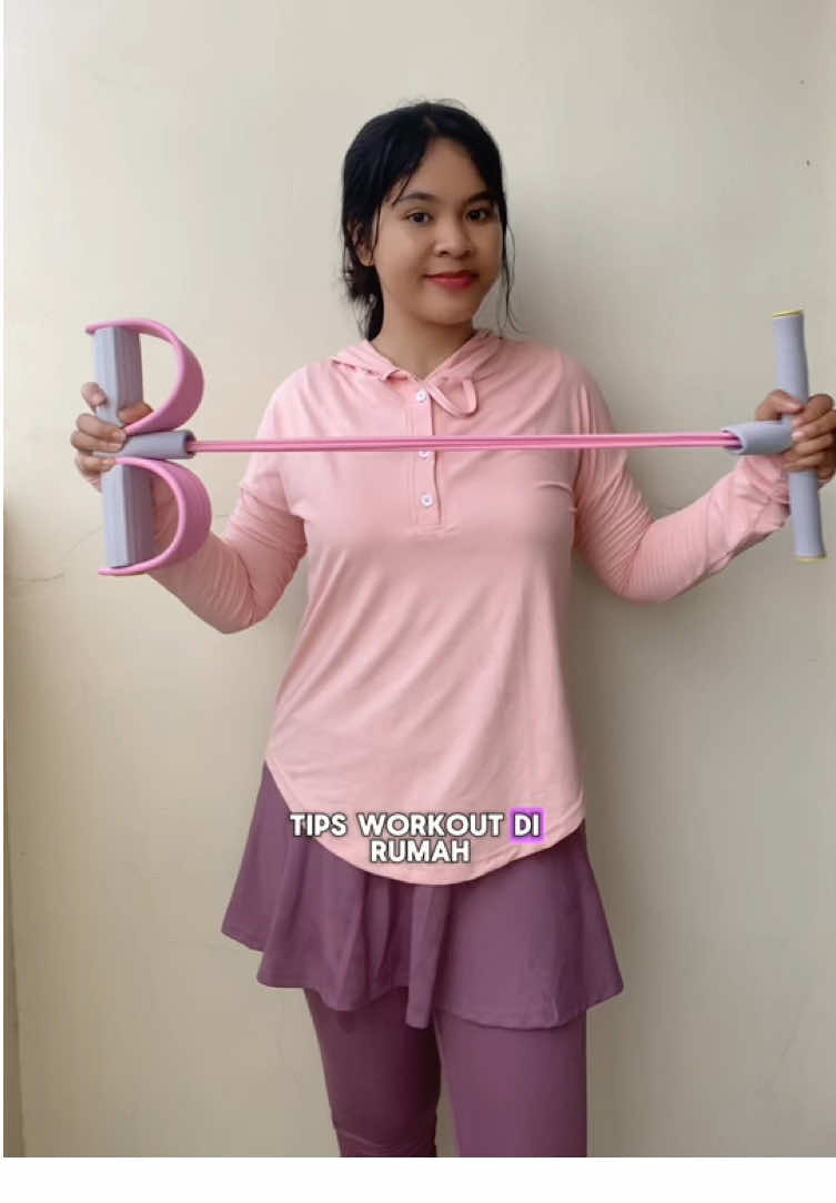 Tips workout di rumah hanyak pakai tummy trimmer! #tummytrimmer #trailtoptummytrimer #workoutmotivation 